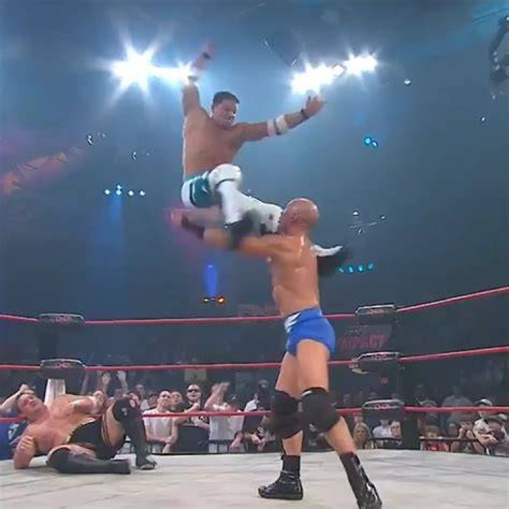 AJ showing off his kicks