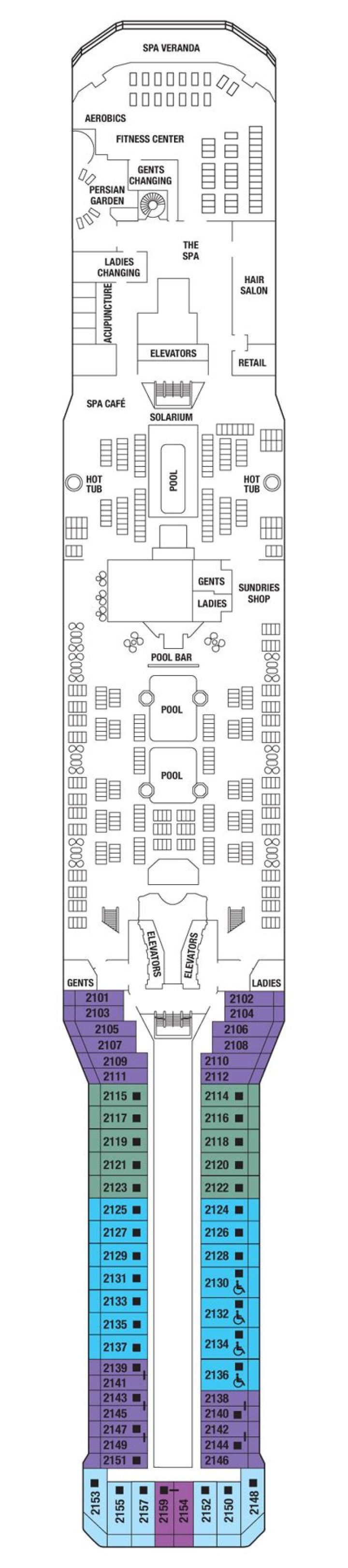 Celebrity Silhouette Deck Plans | Celebrity Cruises